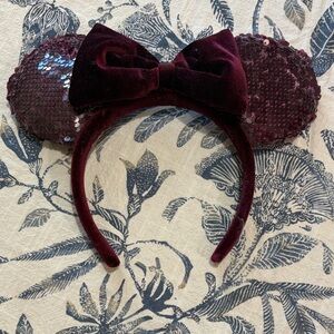 Disney Bordeaux Minnie Ears